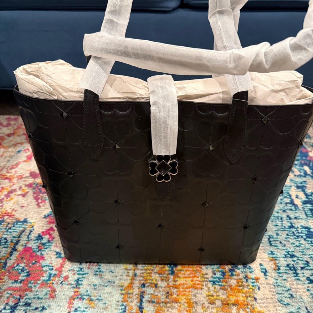 NWT Kate Spade ♠️ Flower Embossed Tote Bag